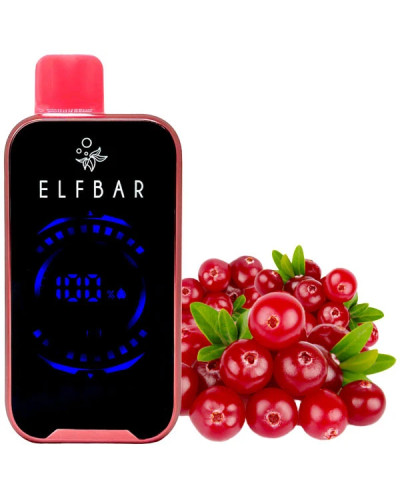 Одноразка ELF BAR FS 18000 затяжек "Cranberry" со вкусом клюква