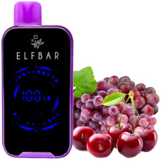 Одноразка ELF BAR FS 18000 затяжок "Grape Cherry" зі смаком виноград вишня