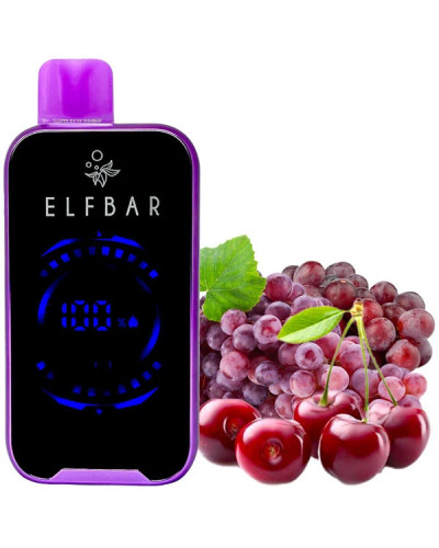 Одноразка ELF BAR FS 18000 затяжек "Grape Cherry" со вкусом виноград вишня