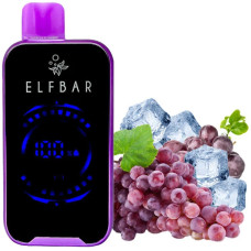 Одноразка ELF BAR FS 18000 затяжок "Grape Ice" зі смаком виноград лід