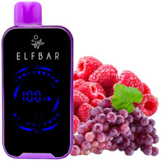 Одноразка ELF BAR FS 18000 затяжок "Grape Raspberry" зі смаком виноград малина