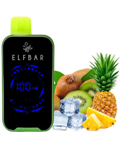 Одноразка ELF BAR FS 18000 затяжок "Kiwi Pineapple Ice" зі смаком ківі ананас лід