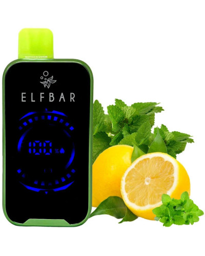 Одноразка ELF BAR FS 18000 затяжек "Lemon mint" со вкусом лимон мята