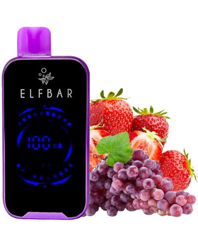 Одноразка ELF BAR FS 18000 затяжок "Strawberry Grape" зі смаком полуниця виноград
