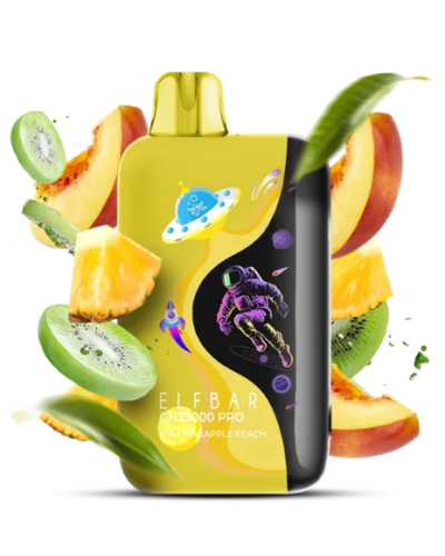 Одноразка ELF BAR GH 33000 PRO "Kiwi Pineapple Peach" со вкусом киви ананаса и персика
