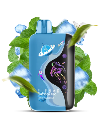 Одноразка ELF BAR GH 33000 PRO "Mountain Mint" со вкусом Горная мята
