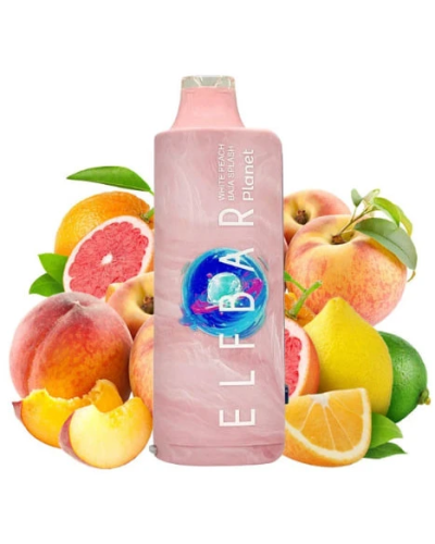 Одноразка Elf Bar Planet 25000 White Peach Baja Splash (белый персик цитрусы)