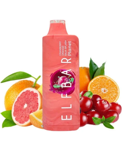 Одноразка Elf Bar Planet 25000 Cranberry Orange Baja Splash (журавлина апельсин цитруси)