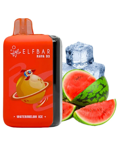 Одноразка Elf Bar RAYA D3 25000 Watermelon Ice (кавун лід)
