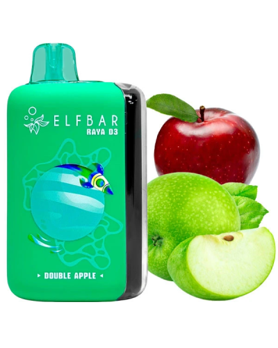 Одноразка Elf Bar RAYA D3 25000 Double Apple (подвійне яблуко)