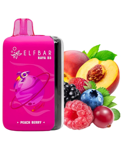 Одноразка Elf Bar RAYA D3 25000 Peach Berry (персик ягоды)