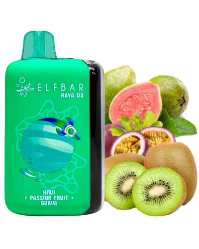 Одноразка Elf Bar RAYA D3 25000 Kiwi Passion Fruit Guava (ківі маракуйя гуава)