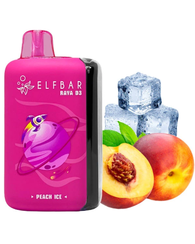 Одноразка Elf Bar RAYA D3 25000 Peach Ice (персик лед)