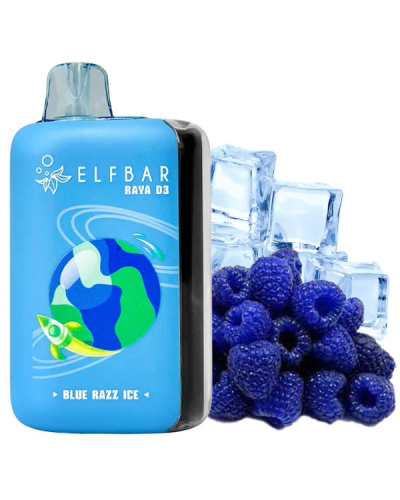 Одноразка Elf Bar RAYA D3 25000 затяжок Blue Razz Ice (черника малина лед)