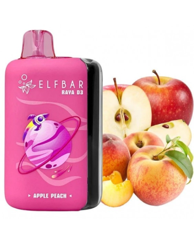 Одноразка Elf Bar RAYA D3 25000 затяжок Apple Peach (персик яблоко)