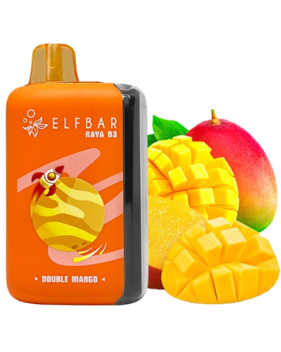 Одноразка Elf Bar RAYA D3 25000 Double Mango (Двойное манго)