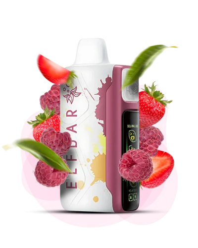 Одноразка Elf Bar Sour King 30000 Red Raspberry Strawberry (червона малина полуниця)