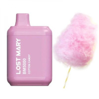 ОДНОРАЗКА LOST MARY BM5000 ЗАТЯЖОК 5% "COTTON CANDY" ЗІ СМАКОМ СОЛОДКОЇ ВАТИ