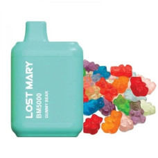 ОДНОРАЗКА LOST MARY BM5000 ЗАТЯЖОК 5% "GUMMY BEAR" ЗІ СМАКОМ ЧОРНИЦІ ВЕДМЕДИКИ ГАММІ