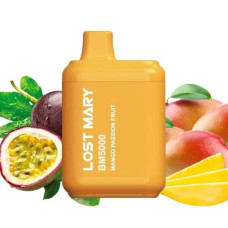 ОДНОРАЗКА LOST MARY BM5000 ЗАТЯЖОК 5% "MANGO PASSION FRUIT" ЗІ СМАКОМ МАНГО МАРАКУЙЯ