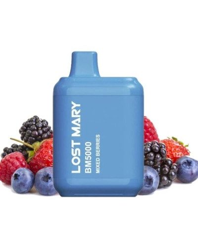 ОДНОРАЗКА LOST MARY BM5000 ЗАТЯЖОК 5% "MIXED BERRIES" ЗІ СМАКОМ МІКС ЯГІД