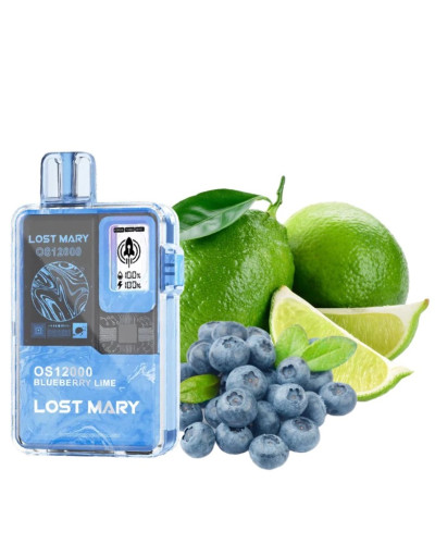 Одноразка Lost Mary OS12000 затяжок Blueberry Lime (чорниця лайм)