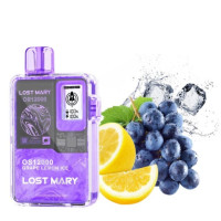 Одноразка Lost Mary OS12000 затяжок Grape Lemon Ice (виноград лимон лід)