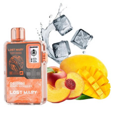 Одноразка Lost Mary OS12000 затяжок Peach Mango Ice (персик манго лід)
