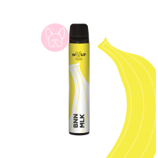 WOUF 1500 ЗАТЯЖОК №6 BANANA MILK ЗІ СМАКОМ БАНАНОВОГО МОЛОКА