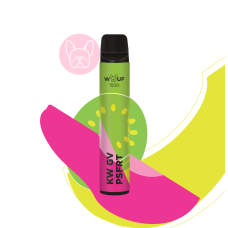 WOUF 1500 ЗАТЯЖОК №3 KIWI PASSIONFRUIT GUAVA ЗІ СМАКОМ ЕКЗОТИЧНИХ ФРУКТІВ