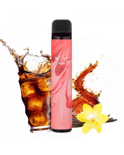 WOUF 1500 ЗАТЯЖЕК №10 COLA VANILA СО ВКУСОМ КОЛЫ С ВАНИЛЬЮ