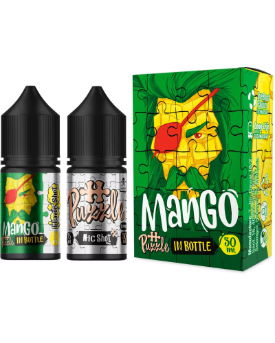 Набор для самозамеса In Bottle Salt Puzzle 30 мл 50 мг "Mango" со вкусом манго