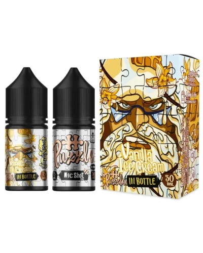 Набор для самозамеса In Bottle Salt Puzzle 30 мл 50 мг "Vanilla Ice Cream" со вкусом ванильного мороженого