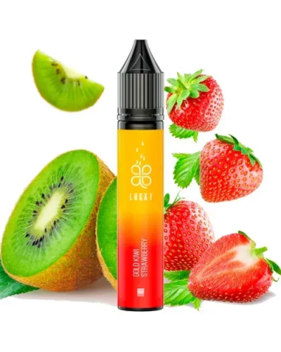 Жидкость Lucky 30 мл 50 мг "Gold Kiwi Strawberry" со вкусом спелый киви клубника