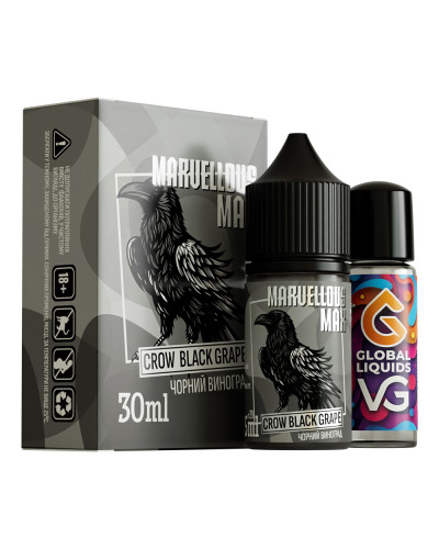 Набор для самозамеса Marvellous Max 30 мл Crow Black Grape (черный виноград)