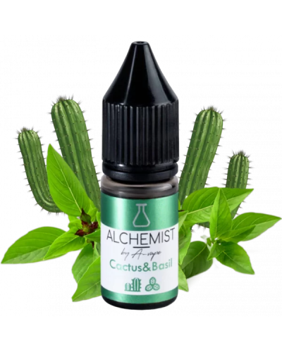 Рідина ALCHEMIST 10 мл 50 мг "Cactus & Basil" зі смаком кактусу та базиліка