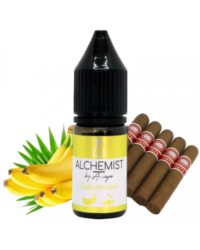 Рідина ALCHEMIST 10 мл 50 мг "Cubananna" зі смаком тютна і банана
