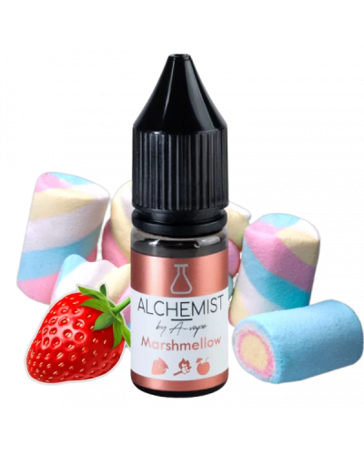 Жидкость ALCHEMIST 10 мл 50 мг "Marshmellow" со вкусом клубничного милкшейка с зефиром