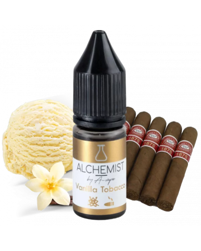 Рідина ALCHEMIST 10 мл 50 мг "Vanilla Tobacco" зі смаком тютюна і ванілі