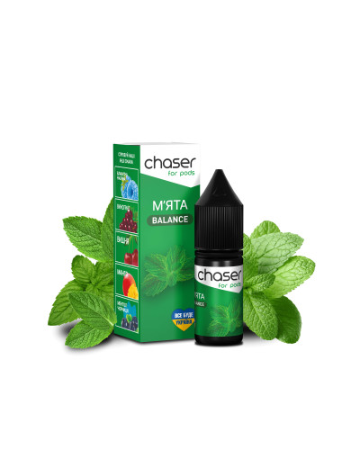 ЖИДКОСТЬ CHASER BALANCE 10 МЛ 50 МГ СО ВКУСОМ МЯТА