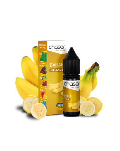 РІДИНА CHASER FOR PODS BALANCE 15 МЛ 50 МГ ЗІ СМАКОМ БАНАНА
