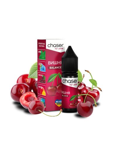 РІДИНА CHASER FOR PODS BALANCE 15 МЛ 50 МГ ЗІ СМАКОМ ВИШНЯ