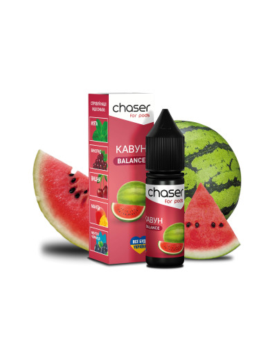 ЖИДКОСТЬ CHASER FOR PODS BALANCE 15 МЛ 50 МГ СО ВКУСОМ АРБУЗ