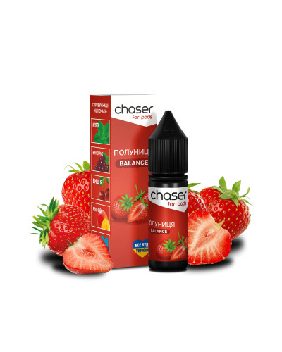 ЖИДКОСТЬ CHASER FOR PODS BALANCE 15 МЛ 50 МГ СО ВКУСОМ КЛУБНИКИ