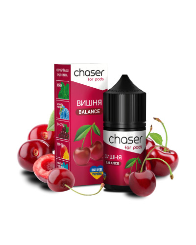 РІДИНА CHASER FOR PODS BALANCE 30 МЛ 50 МГ ЗІ СМАКОМ ВИШНІ