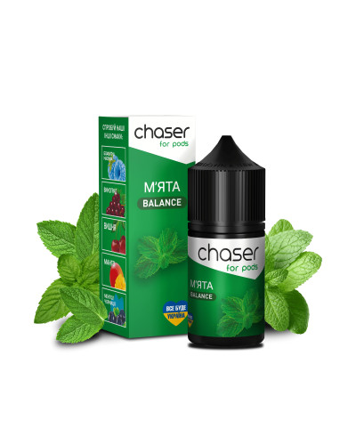ЖИДКОСТЬ CHASER FOR PODS BALANCE 30 МЛ 50 МГ СО ВКУСОМ МЯТЫ
