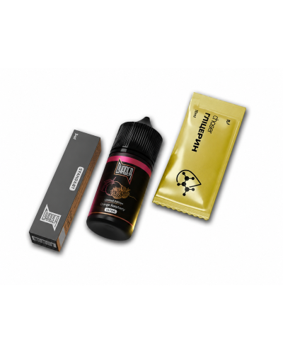 Набор для самозамеса CHASER BLACK 30 мл "Orange Raspberry" со вкусом апельсина и малины