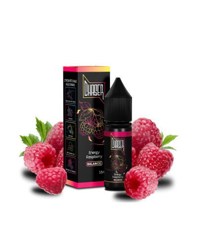 РІДИНА CHASER BLACK BALANCE 15 МЛ 50 МГ "ENERGY RASPBERRY" ЗІ СМАКОМ ЕНЕРГЕТИКА ТА МАЛИНИ