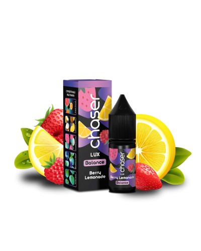 ЖИДКОСТЬ CHASER LUX BALANCE 11 МЛ 50 МГ "BERRY LEMONADE" СО ВКУСОМ ЯГОДНОГО ЛИМОНАДА