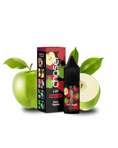 ЖИДКОСТЬ CHASER LUX BALANCE 11 МЛ 50 МГ "SOUR APPLE" СО ВКУСОМ КИСЛОЕ ЯБЛОКО
